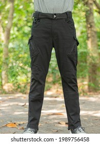 Model Wearing Cargo Pants Or Cargo Trousers