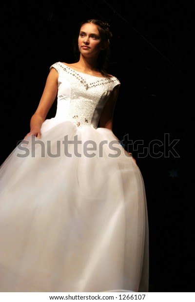 Model Wearing Wedding Dress Seoul Fashion Stock Photo Edit Now