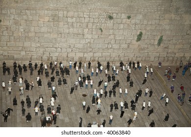 model of Western Wall in Jerusalem