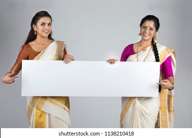 Models In Traditional Kerala Saree South Indian Look