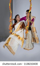 Models In Traditional Kerala Saree South Indian Look