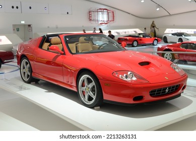 MODENA, ITALY JUNE 22, 2015: Ferrari 575 Superamerica 2005 Italian Road Car