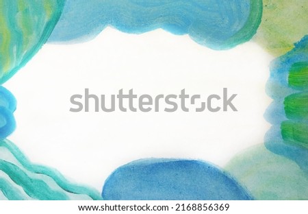 Modern abstract background using watercolor suitable for ppt template