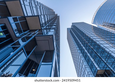 Modern abstract buildings elements background.