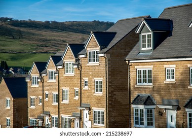 Modern Affordable Homes Built From Peak District Stone In Buxton, England.