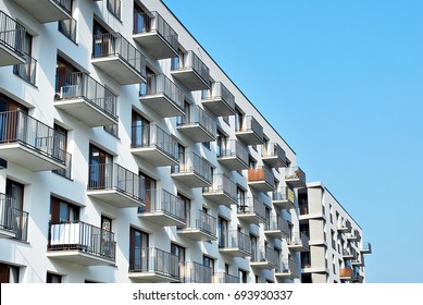 Modern Apartment Building Exterior