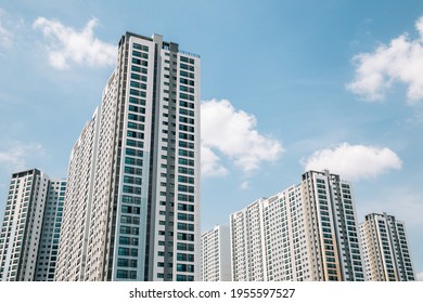 Modern Apartment Building Exterior In Korea