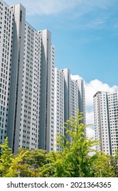 Modern Apartment Building Exterior In Korea