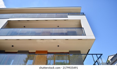 Modern Apartment Building Facade, New Apartment Buildings Exterior.