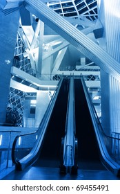 Modern architecture interior elevator