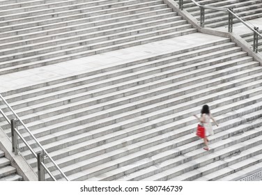 Modern Architecture Outdoor Stairs Stock Photo (Edit Now) 580746739