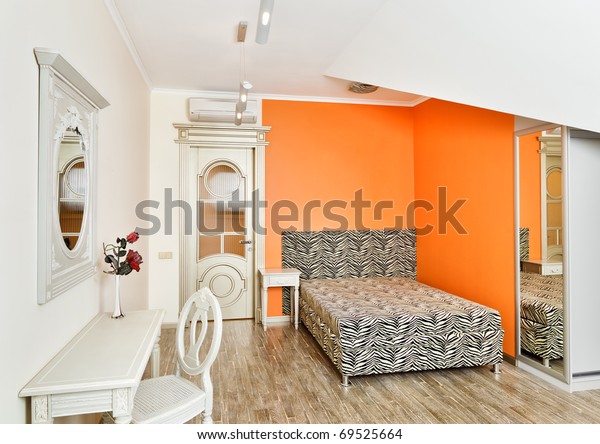 Modern Art Deco Style Bedroom Bright Stock Photo Edit Now