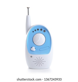 Modern Baby Monitor On White Background