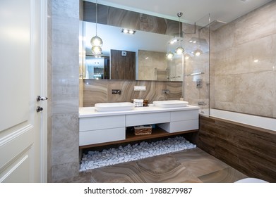 555 Bathroom without tiles Images, Stock Photos & Vectors | Shutterstock