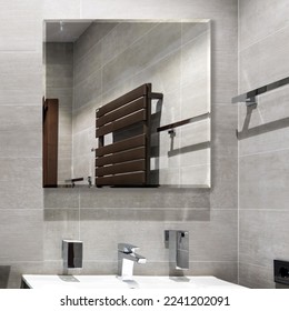 Modern Bathroom Interior Wall Mirrors