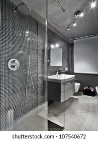 Modern Bathroom With Shower Cubicle