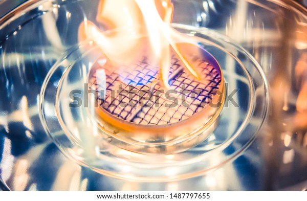 Modern Bio Fireplot Fireplace On Ethanol Stock Photo Edit Now