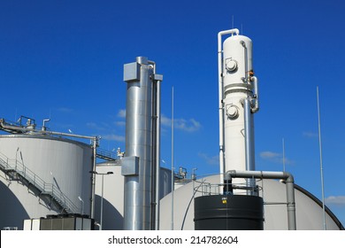 Modern Biogas Factory Holland Using Sugar Stock Photo 214782604 ...