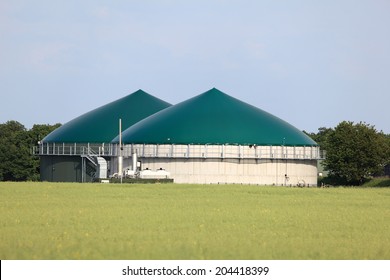 Modern biogas plant for renewable energy
