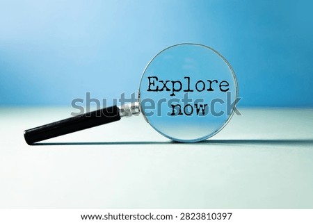 Modern black button with explore now