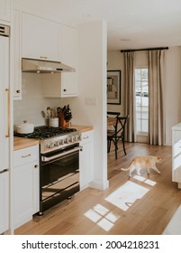 Modern Black Kitchen Stovetop Design