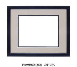 Modern Black Picture Frame With Clipping Path - Add Your Own Photos!