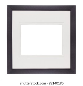 Modern Black Picture Frame With Clipping Path - Add Your Own Photos!