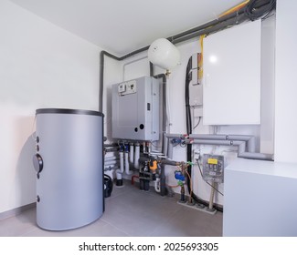 Modern Boiler Room For A Single Family Home 