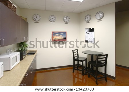 Modern Break Room New Office Stock Photo (Edit Now) 13423780 - Shutterstock