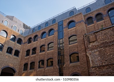 Modern Brick Building At Bankside In London In UK