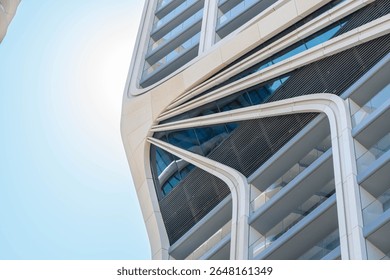 Modern building abstract background pattern