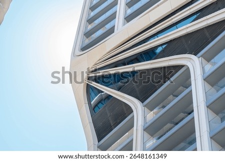 Modern building abstract background pattern