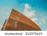 Modern building and blue sky