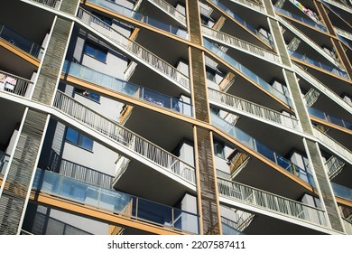 Modern building with creative zigzag structure. - Powered by Shutterstock