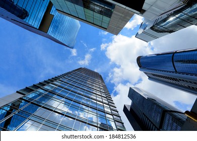 Modern Building From Low Angle