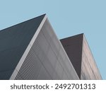 Modern Building Steel Facade Geometric shape Exterior Architecture details