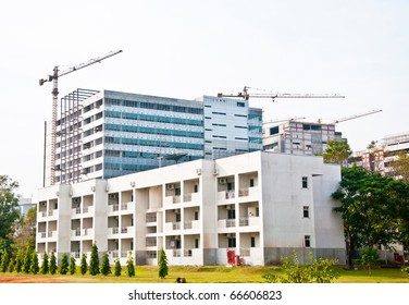 The Modern Building Under Construction