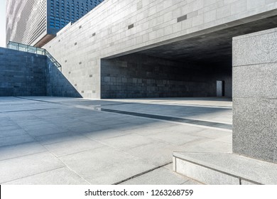 Modern Building Underground Parking Lot Exit