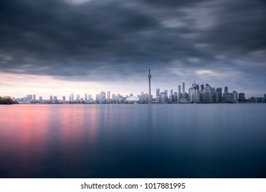 modern buildings in Toronto city skyline at night. Ontario, Canada - Shutterstock ID 1017881995