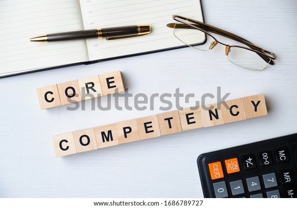 Modern Business Buzzword Core Competency Top Stock Photo 1686789727 ...