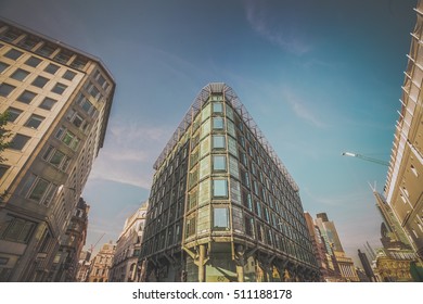 Modern Business And Commercial Building Near Cannon Street Station In London