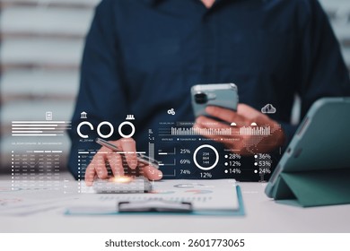Modern Business Data Analysis Tablet Interface For Making Digital Insight Profit Empowering Data Driven Decisions With Sleek, Modern Design For Profit