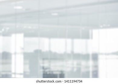 Blured Empty Office Building Floor Bright Stock Photo (Edit Now) 360435488