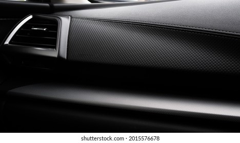 Modern Car Console Texture Detail.air Conditioner In Console.