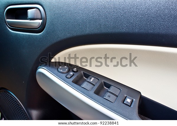 modern car door panel
control