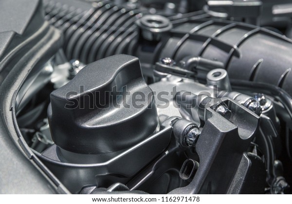 modern car engine oil\
cap