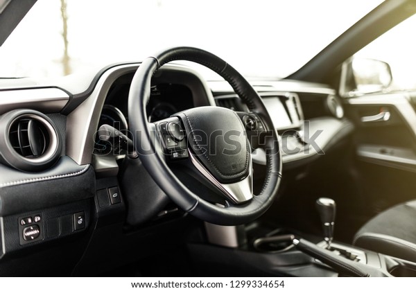 Modern car instrument panel\
dashboard with car dashboard. Hybrid car dashboard speedometer\
.