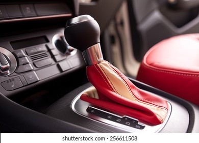 Modern Car Interior, Close Up Photo