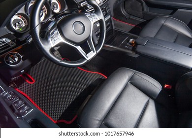 Modern Car Interior, Steering Wheel