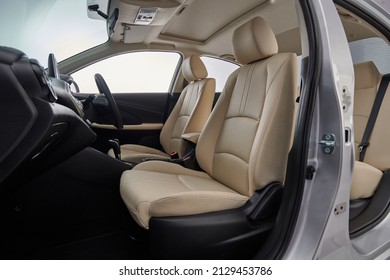 A Modern car luxury interior of 2020 - Shutterstock ID 2129453786